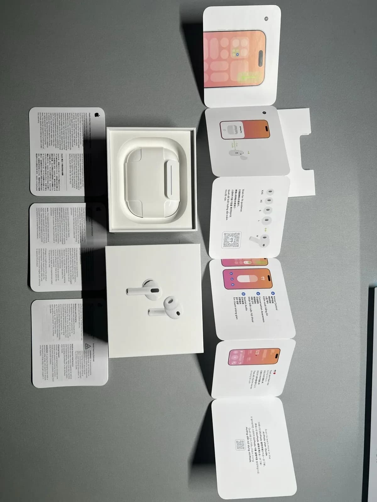 언박싱 — 구성품 전체