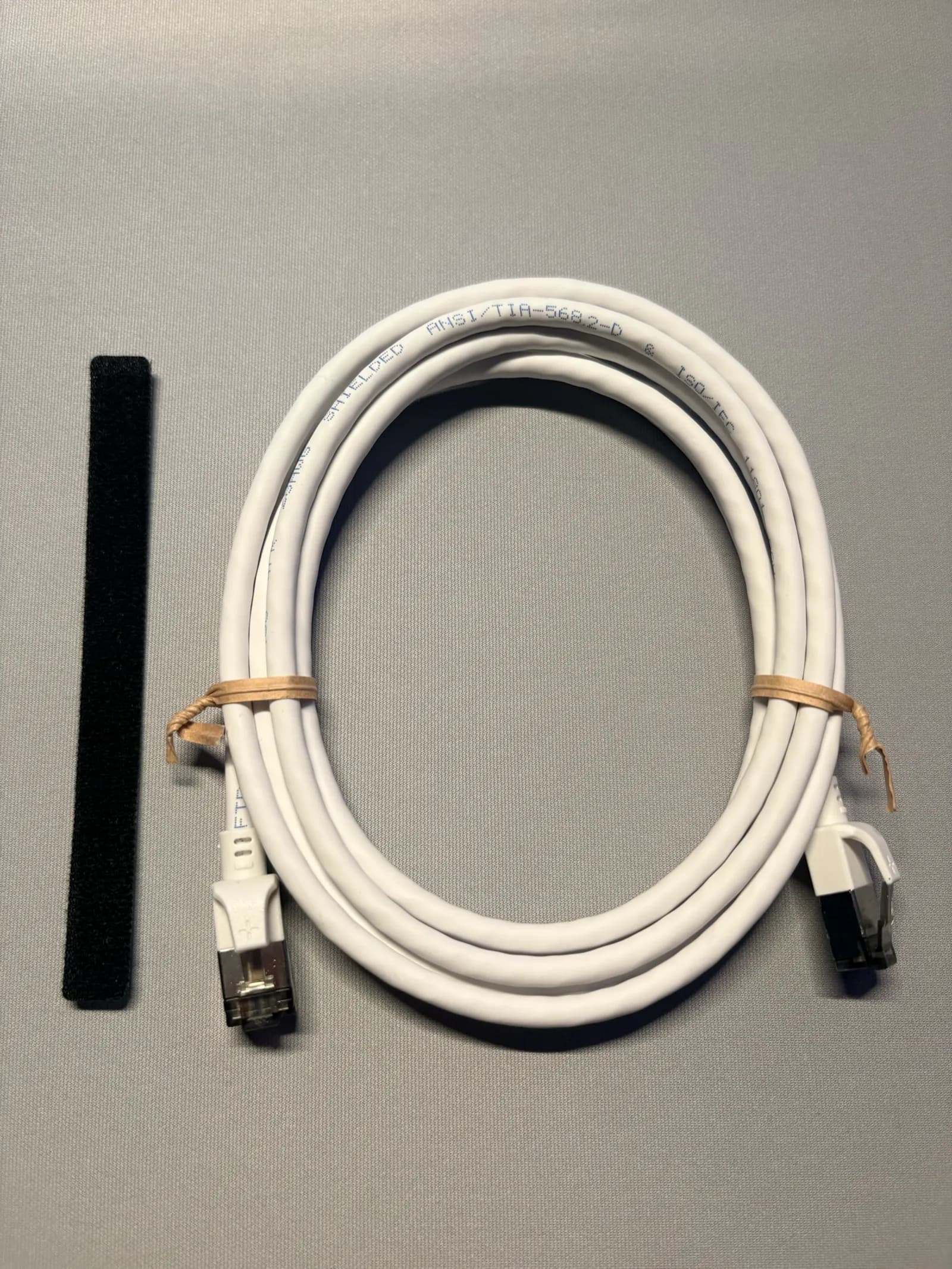 코드웨이 CAT8 화이트 랜선 개봉